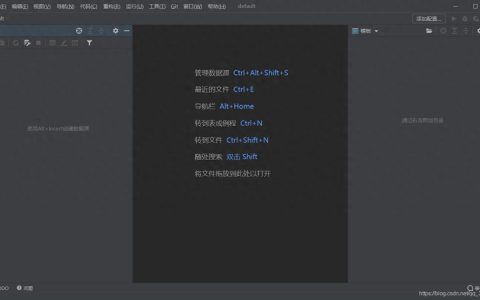 推荐：DataGrip 数据库管理工具