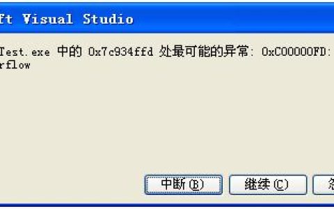 堆栈溢出(Stack Overflow)的解决方法